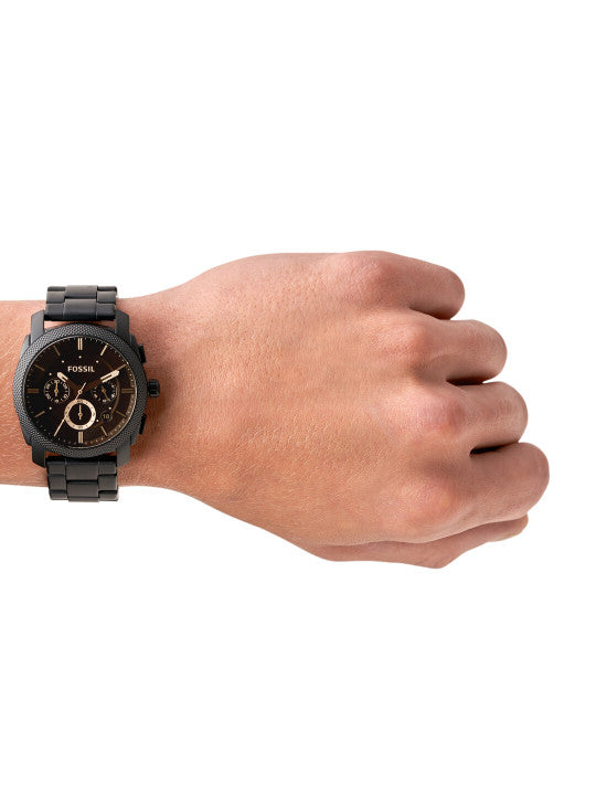Men Quartz Black Dial Chronograph Watch FS4682