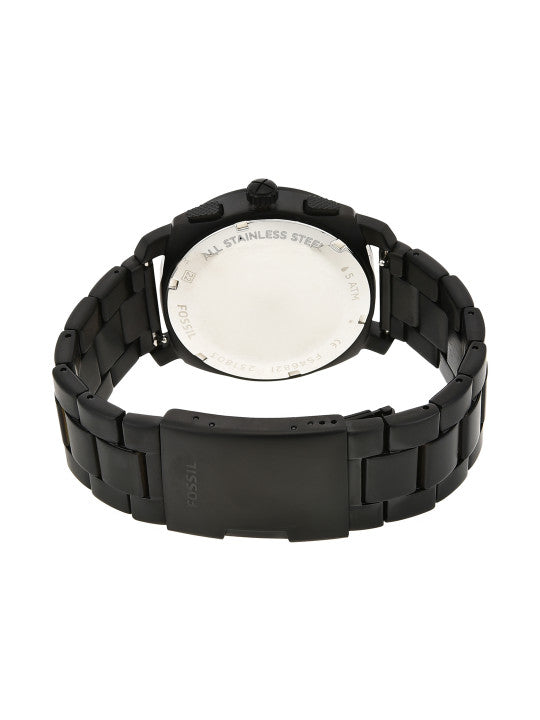 Men Quartz Black Dial Chronograph Watch FS4682