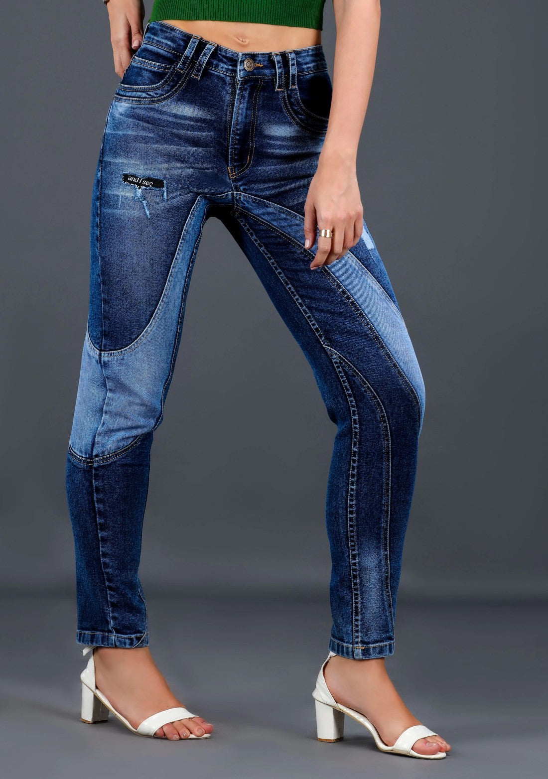 Blue Slim Fit Rhysley Women's Fashion Jeans bottom wear