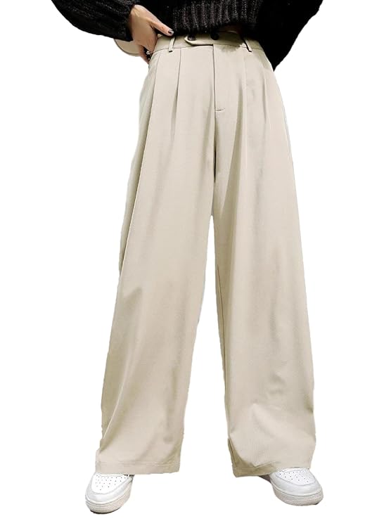 Womens Cotton Blend Straight Fit Solid Trousers bottomwear