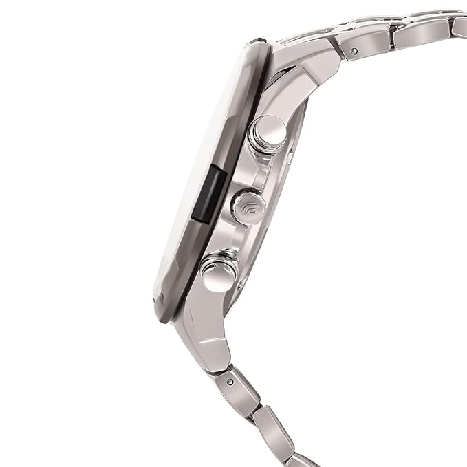 Edifice EFR-539D-1AVUDF Black Dial Silver Stainless Steel Band Analog Watch - For Men EX191