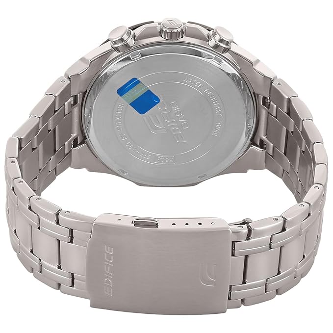 Edifice EFR-539D-1AVUDF Black Dial Silver Stainless Steel Band Analog Watch - For Men EX191