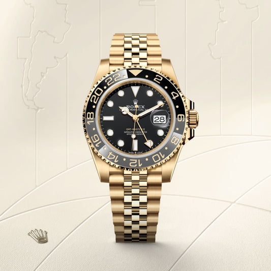 GMT-Master II Oyster, 40 mm, yellow gold M126718GRNR-0001 Price on request