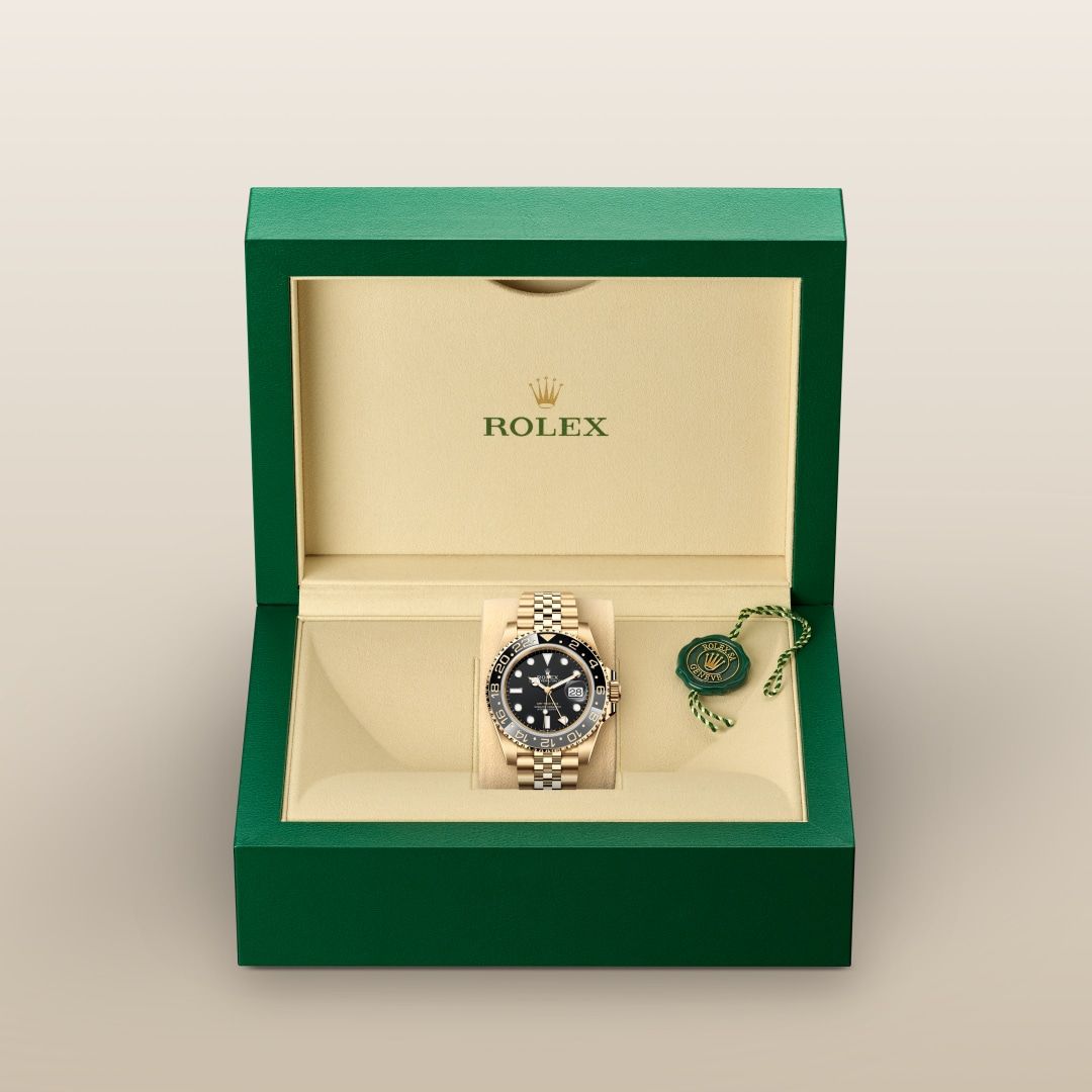 GMT-Master II Oyster, 40 mm, yellow gold M126718GRNR-0001 Price on request
