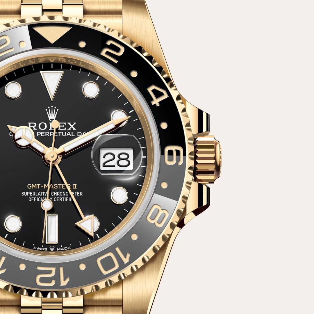 GMT-Master II Oyster, 40 mm, yellow gold M126718GRNR-0001 Price on request
