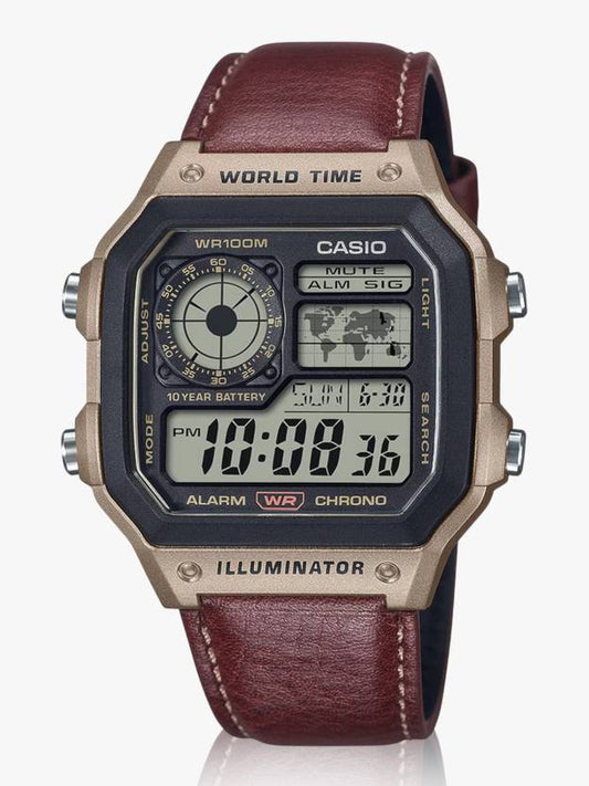 Youth Digital Watch - For Men & Women D383 ( AE-1200WHL-5AVDF)